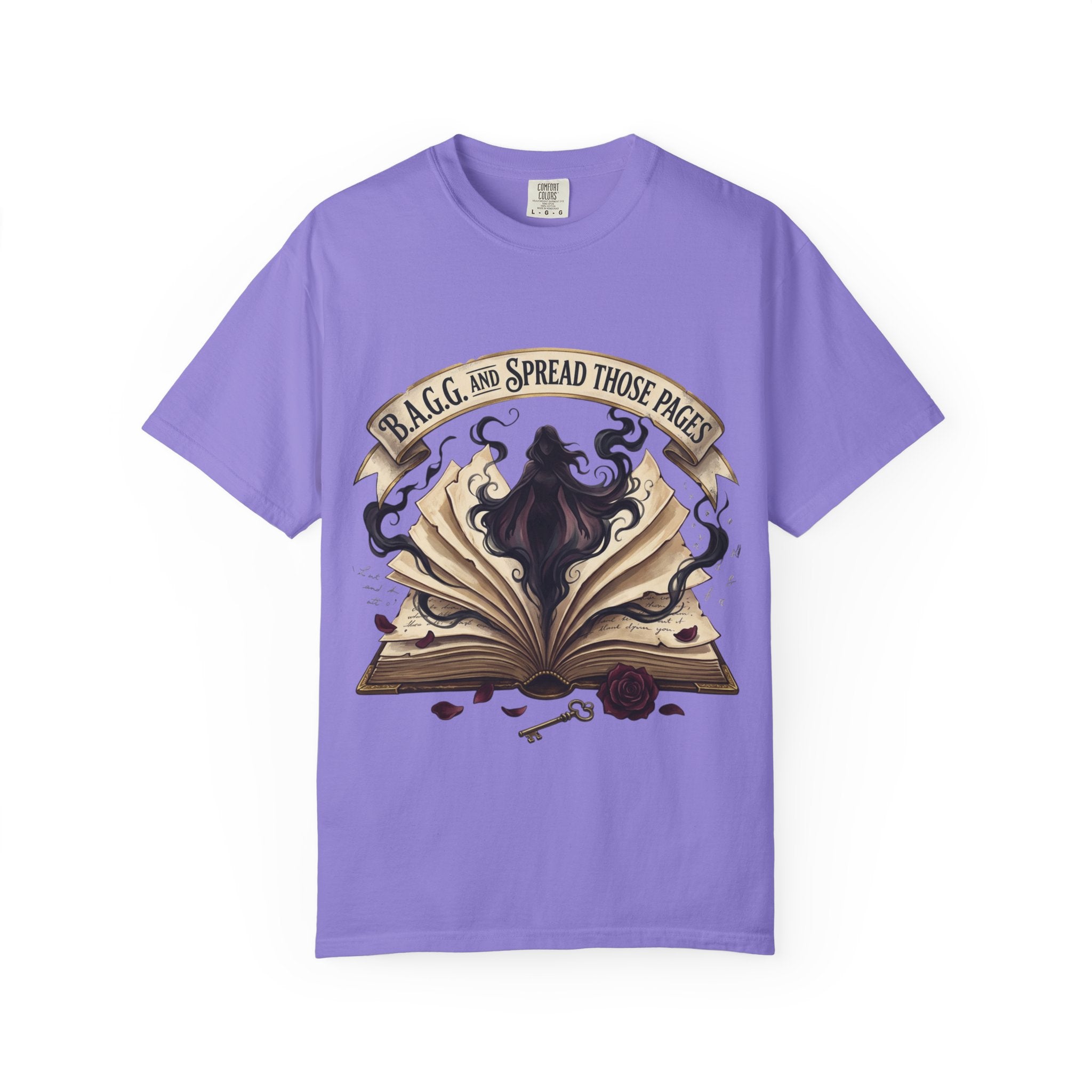 B.A.G.G. and Spread Those Pages Shirt, Fantasy Reader Tee, Book Lover T-Shirt, Fairy Book Shirt, Reading Gift, Bookworm Apparel