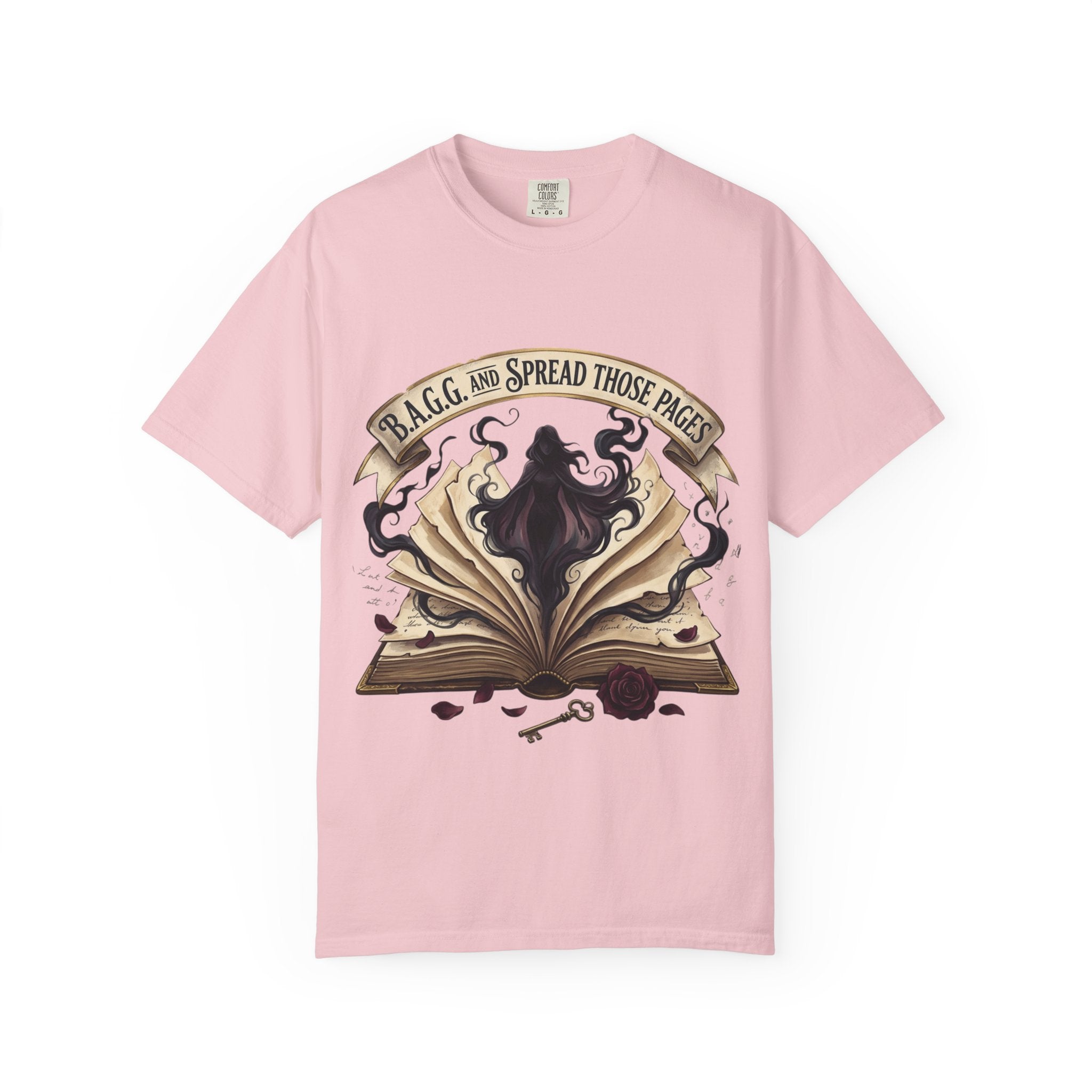 B.A.G.G. and Spread Those Pages Shirt, Fantasy Reader Tee, Book Lover T-Shirt, Fairy Book Shirt, Reading Gift, Bookworm Apparel