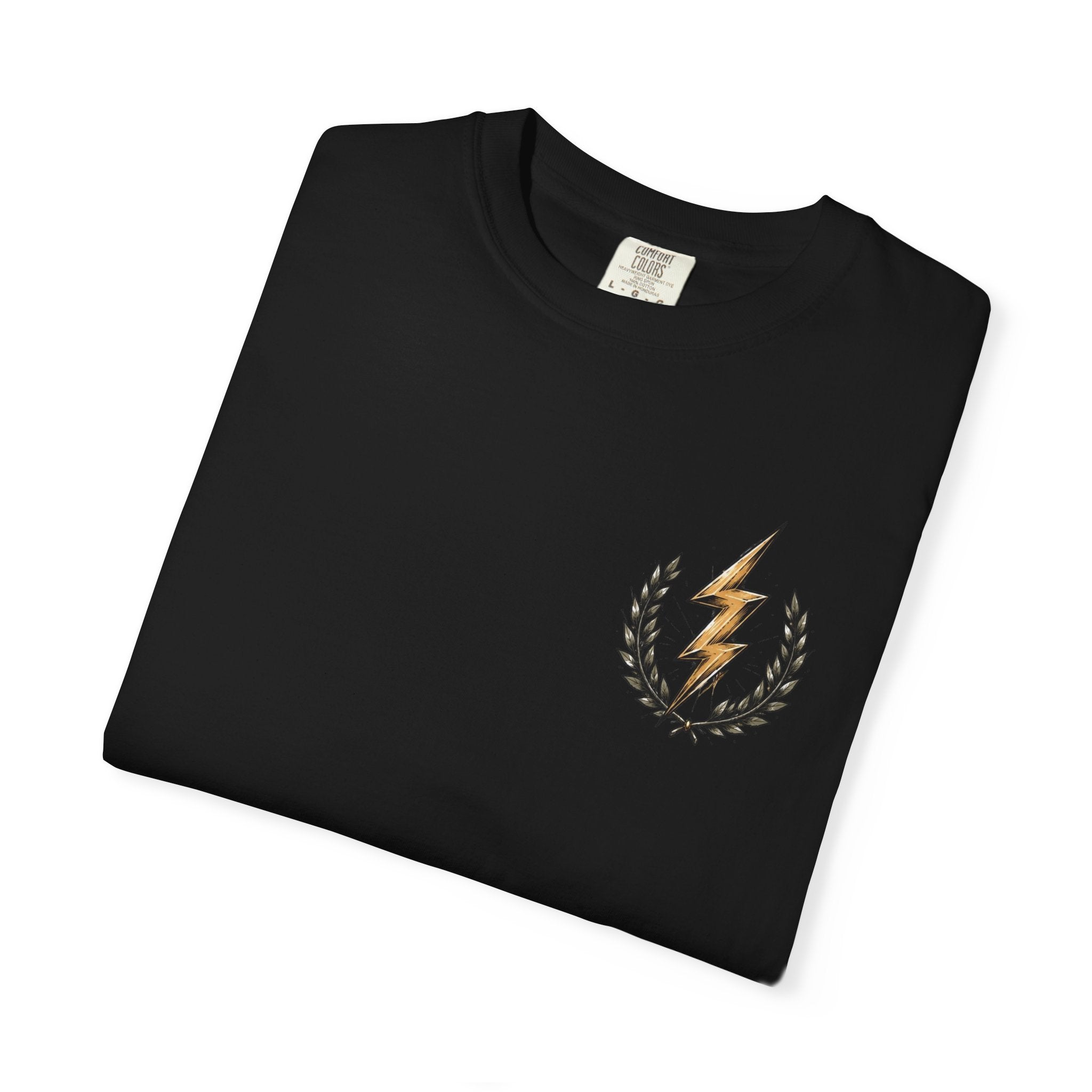 Zeus God of Thunder T-shirt | Lightning Bolt Mythology Design