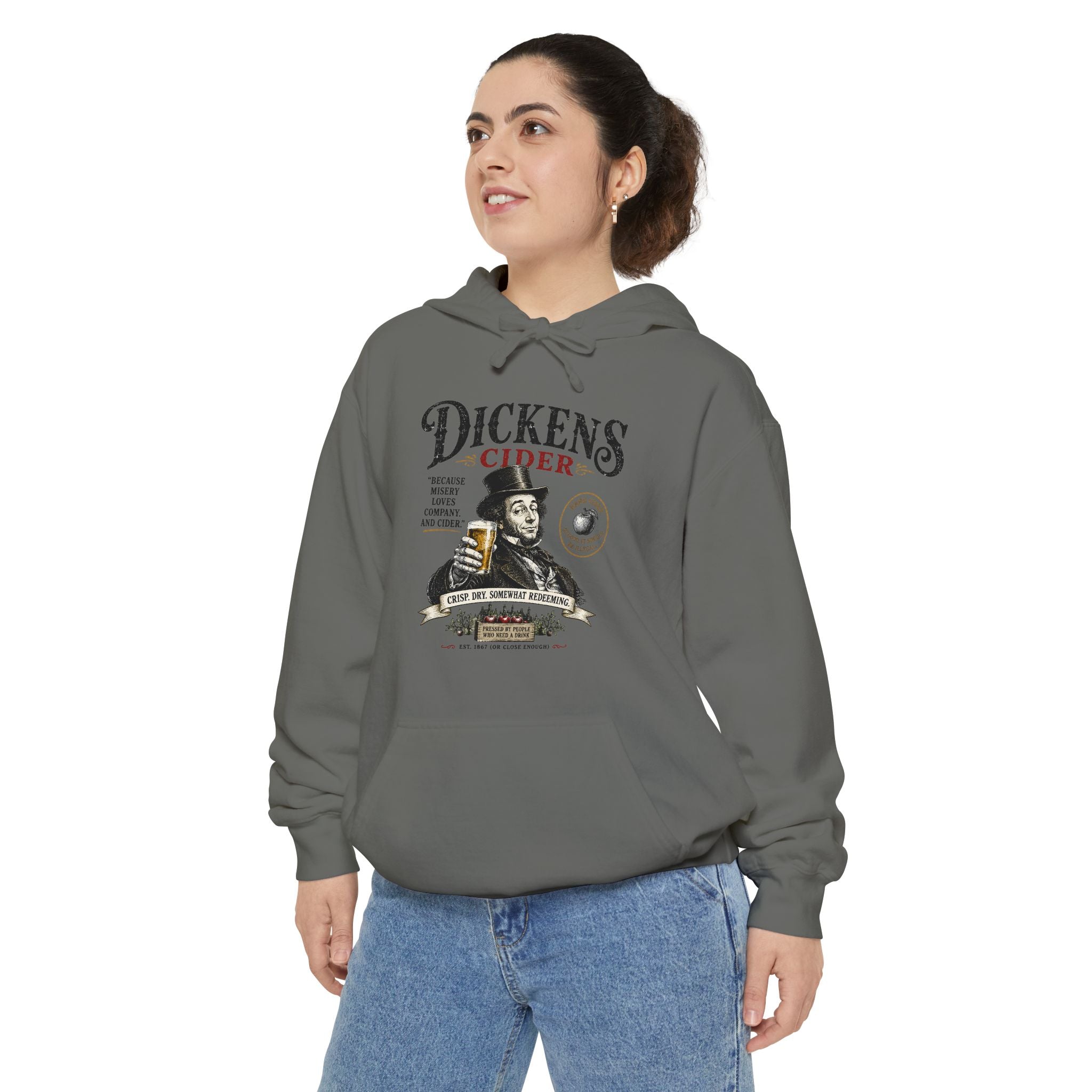 Dickens Cider hoodie | Misery Loves Company, Literary Humour