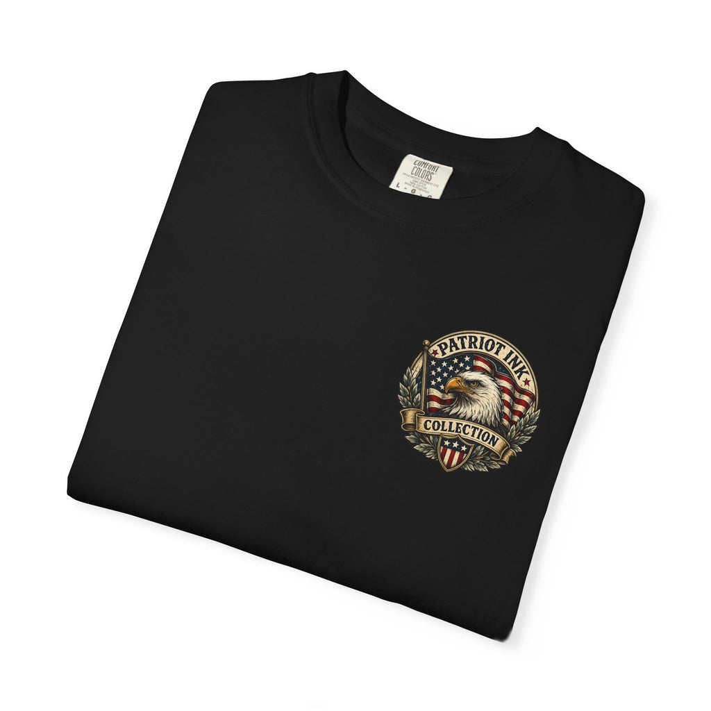 Bison Mountain Scene T-shirt | Vintage Buffalo Illustration