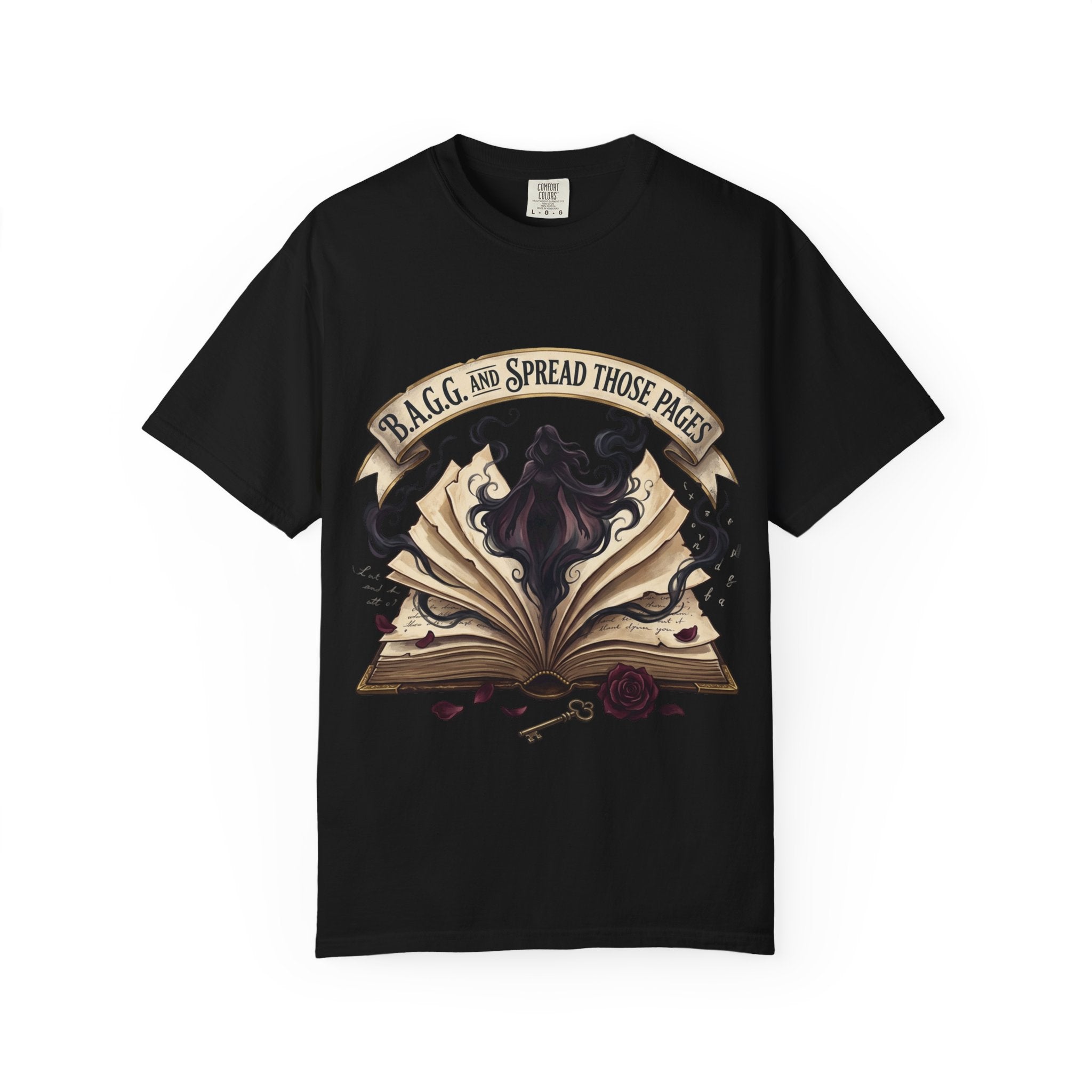 B.A.G.G. and Spread Those Pages Shirt, Fantasy Reader Tee, Book Lover T-Shirt, Fairy Book Shirt, Reading Gift, Bookworm Apparel